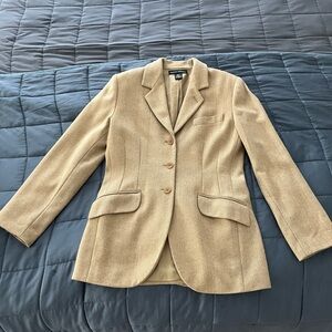 Banana Republic Tan Wool Blend Blazer